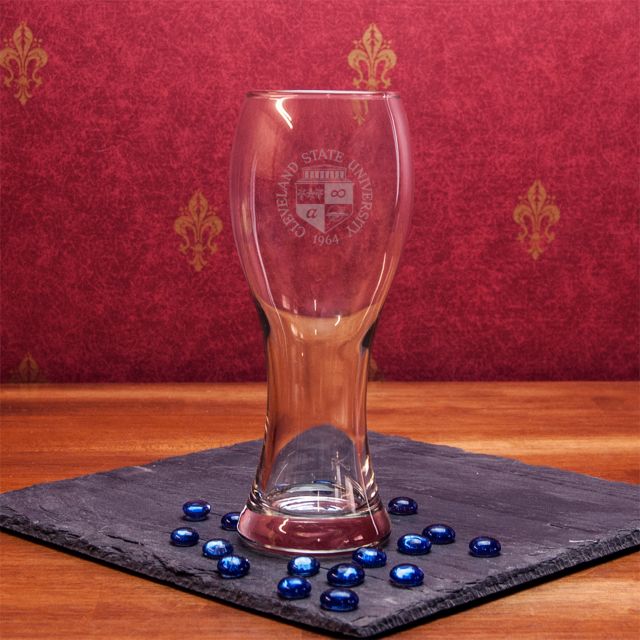Cleveland State University Pilsner Glass