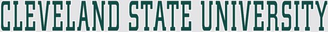 Cleveland State University Strip Decal