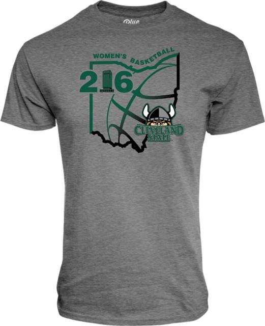 Cleveland State University Women's Basketball 216 Short Sleeve T-Shirt