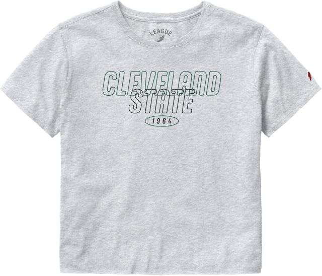 Cleveland State University Women's Crop Short Sleeve T-Shirt