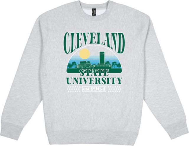 Cleveland State University Heavy Weight Crewneck Sweatshirt - ONLINE ONLY