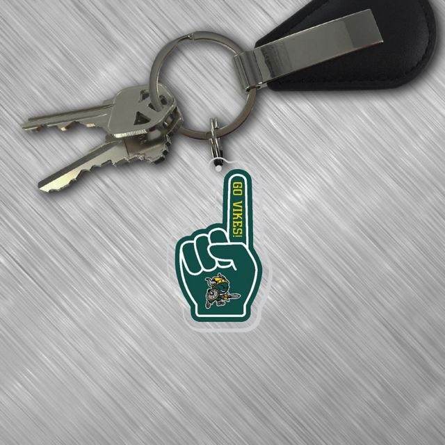 Cleveland State University Mascut Laser Cut Keychain
