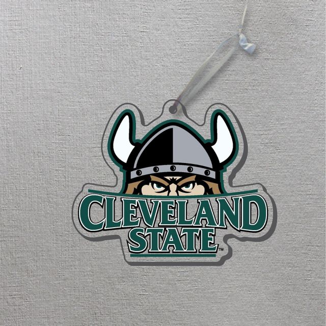 Cleveland State University Vikings 3 x 4 Ornament