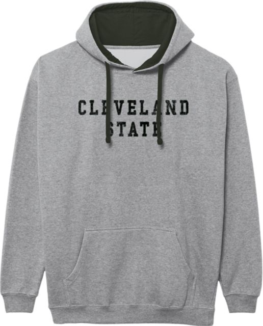 Cleveland State University Colorblock Hooded Sweatshirt