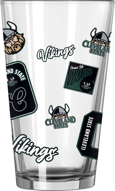 Cleveland State University 16 oz. Pint Glass