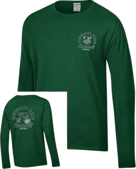 Cleveland State University Basketball Vikings Long Sleeve T-Shirt