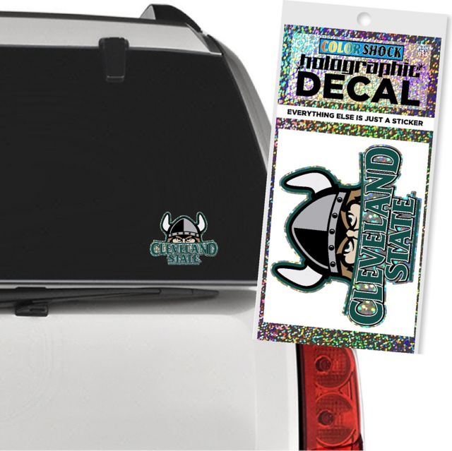 Cleveland State University Vikings Hologram Decal