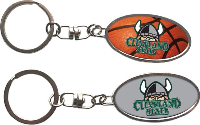 Cleveland State University Basketball Keychain