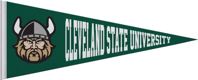 Cleveland State University 12"X30" Full Color Pennant