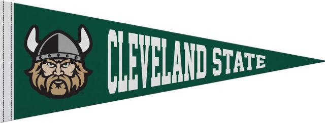 Cleveland State University 9"X24" Full Color Pennant
