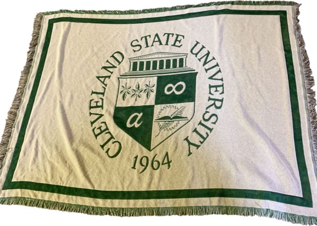 Cleveland State University Afghan Blanket