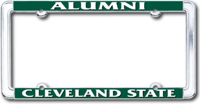 Cleveland State University Alumni Thin Dome License Plate Frame