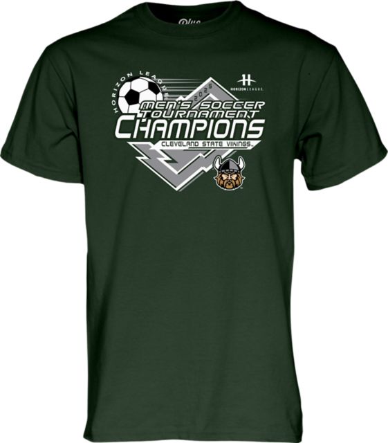 Cleveland State University Men's Soccer 2025 Horizon League Tournament Champions Short Sleeve T-Shirt