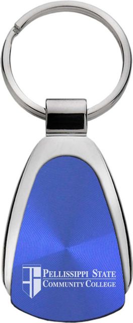 Pellissippi State Community College Teardrop Keychain