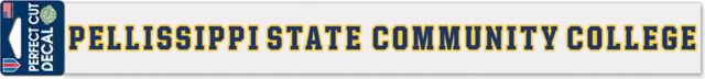 Pellissippi State Community College 2'' x 17'' Perfect Cut Decal