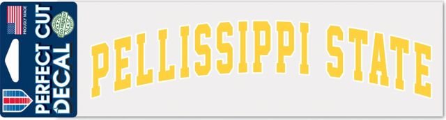 Pellissippi State Community College 3'' x 10'' Perfect Cut Decal