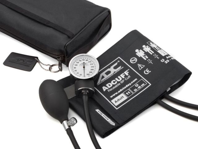 Pro's Combo II Stethoscope and Blood Pressure Cuff Black