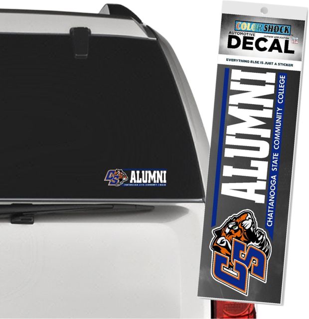 Chattanooga State Technical Community College Tigers Alumni Decal