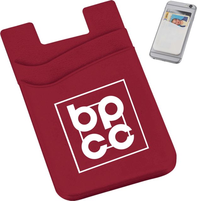 Bossier Parish Community College Silicone Card Wallet