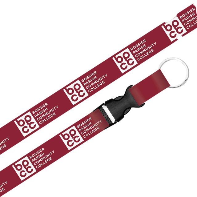 Bossier Parish Community College Lanyard with Buckle
