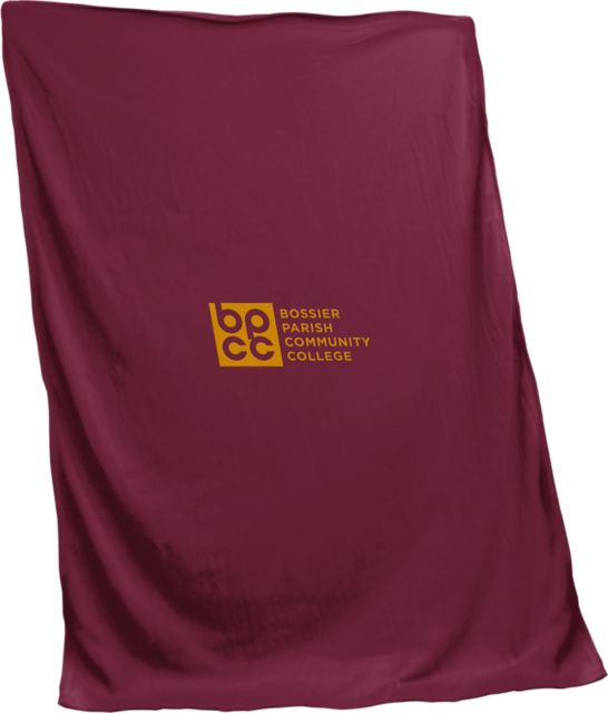 Bossier Parish Community College 84"x54" Sweatshirt Blanket