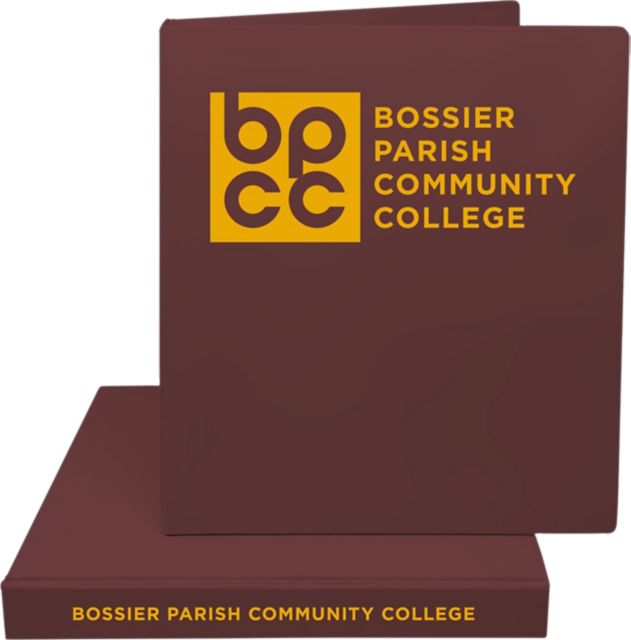 Bossier Parish Community College 1'' Vinyl Binder