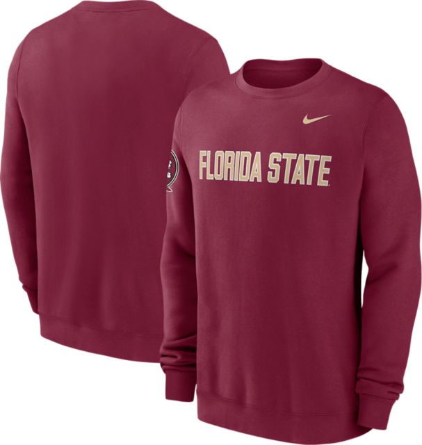 Florida State University Seminoles Club Fleece Crewneck Sweatshirt