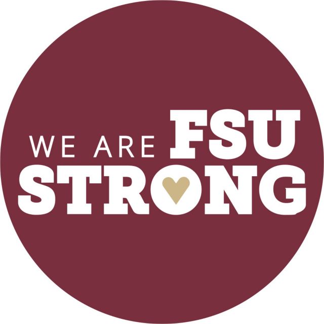 Florida State University FSU Strong Circle Vinyl Sticker