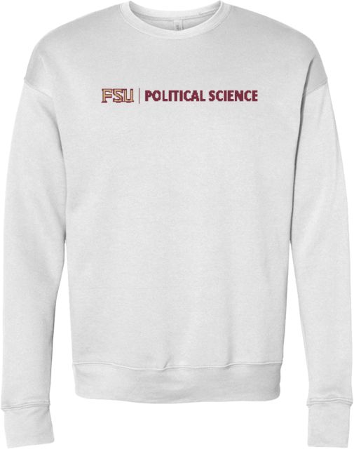 Florida State Bella + Canvas Fleece Crew Political Science - FSU - ONLINE ONLY