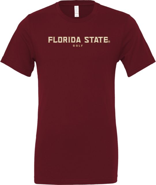 Florida State Bella + Canvas Jersey Cotton T Shirt Florida State Golf - ONLINE ONLY
