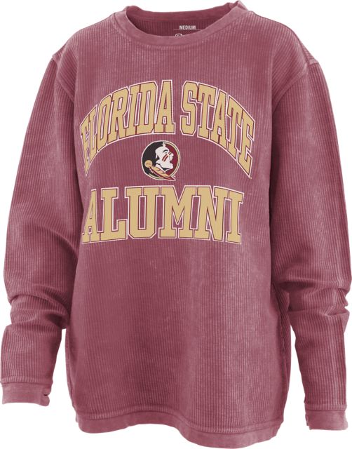 Florida State University Seminoles Alumni Women's Corded Crewneck Sweatshirt