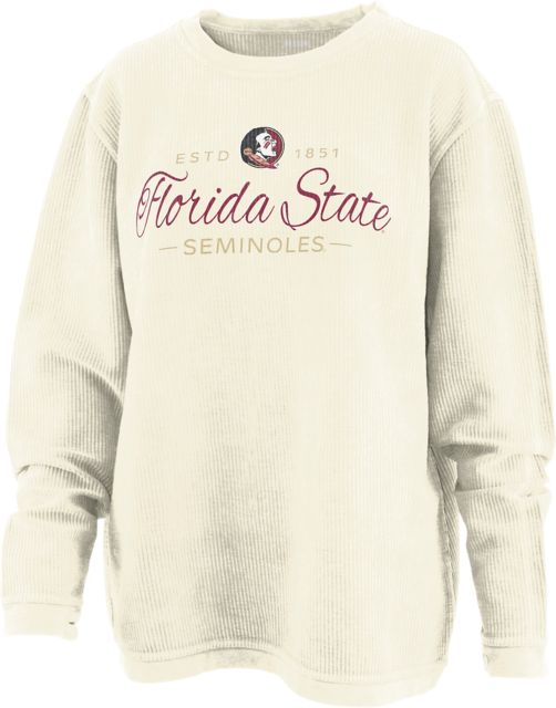 Florida State University Seminoles Women's Corduroy Crewneck Sweatshirt