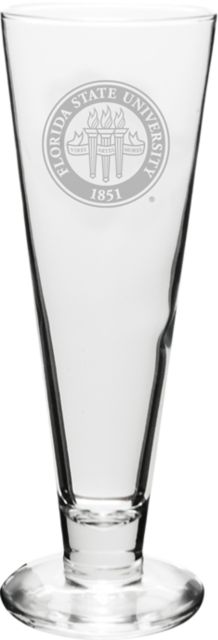 Florida State University 16 oz Pilsner Glass