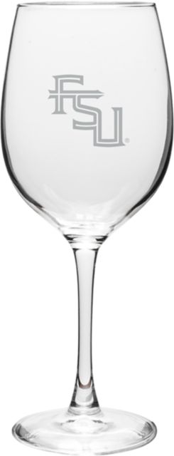 Florida State University 16 oz. Wine Glass
