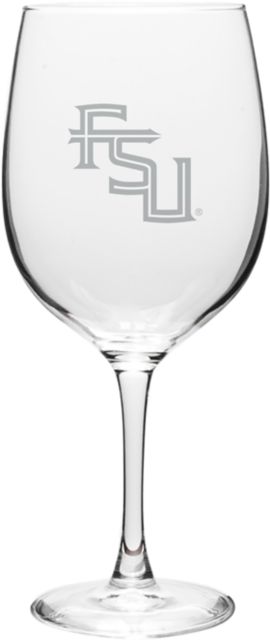 Florida State University 19 oz. Wine Glass