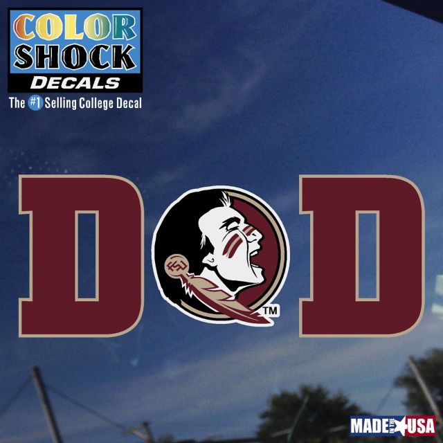 Florida State University Seminoles Dad Decal
