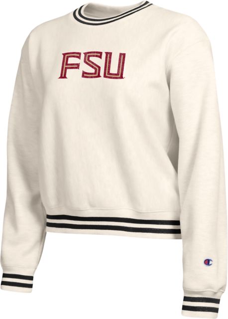 Florida State University Women's Weave Ribbed Crewneck Sweatshirt