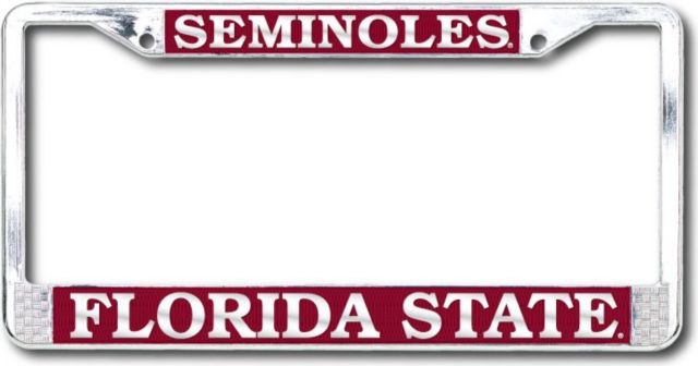 Florida State University License Plate Frame