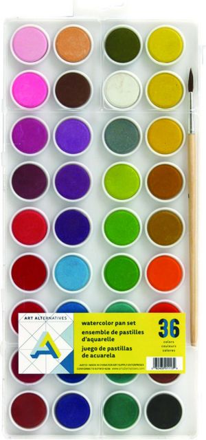 Watercolor 36 Color Set