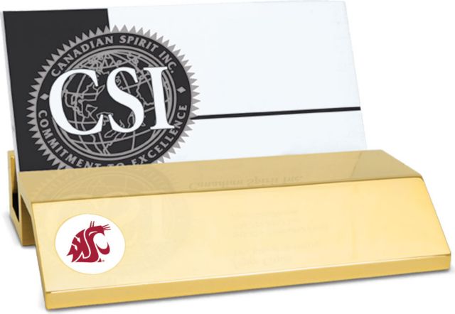 CSI Gold  Card Holder With  Colored Medallion - ONLINE ONLY
