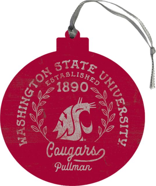 Washington State University Round Ornament