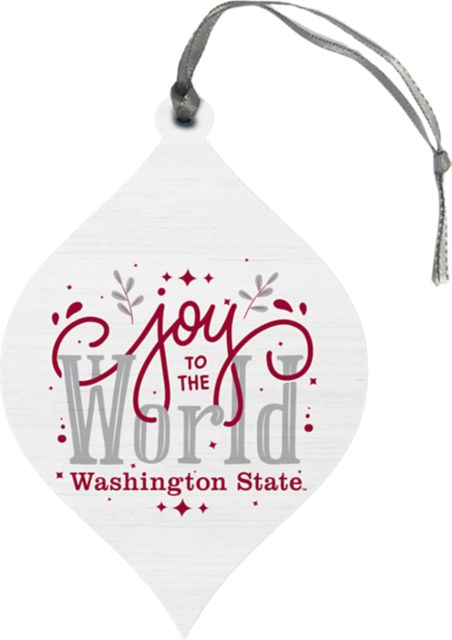 Washington State University Teardrop Ornament