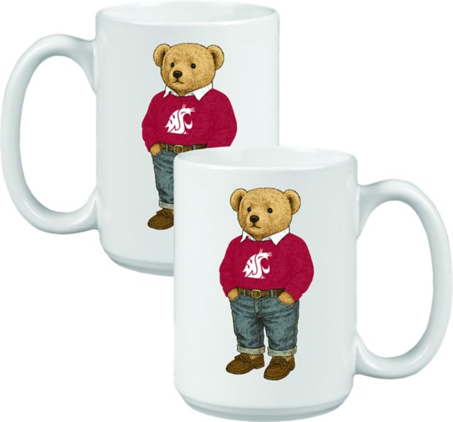 Washington State University 15 oz. Teddy Bear Mug