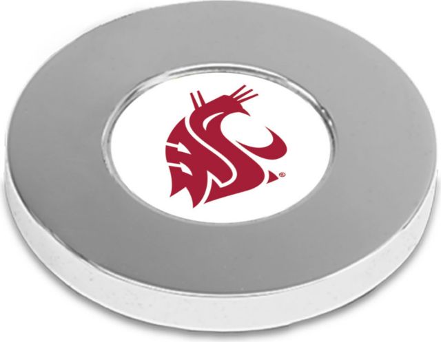 CSI Silver Paperwitheight (Gift Boxed) With Colored Medallion - ONLINE ONLY