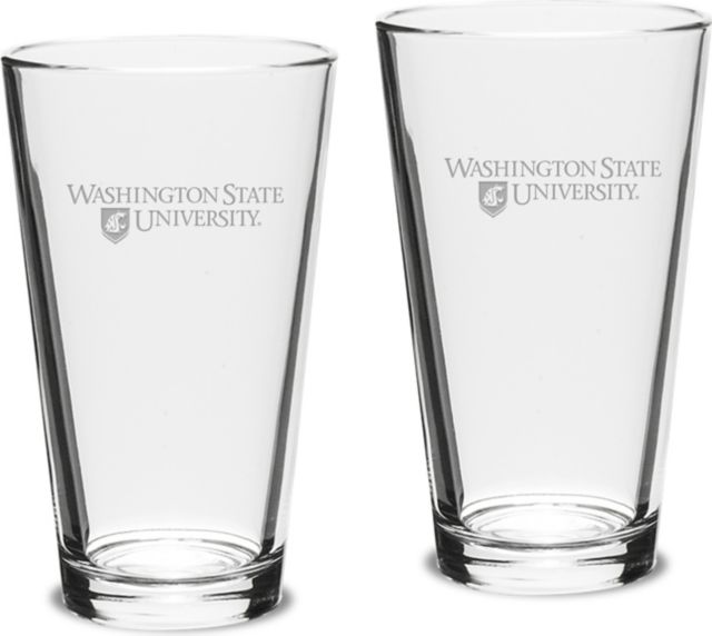 Set of 2 Crystal Mixing Glasses - 16 oz- ONLINE ONLY