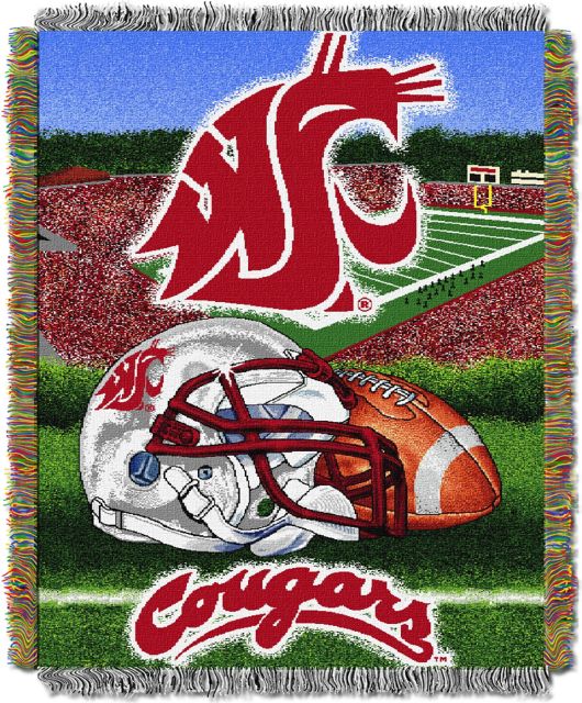 NCAA Home Field Advantage Woven Tapestry Throw Blanket 48''x60'' - ONLINE ONLY