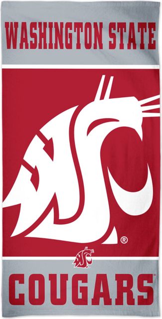 Washington State University Cougars 30''X60'' Beach Towel  - ONLINE ONLY