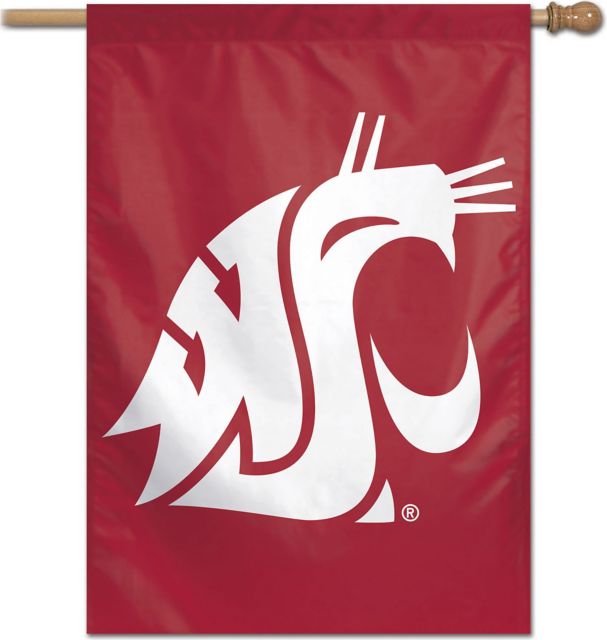 Washington State University 28''X40'' Vertical Flag  - ONLINE ONLY