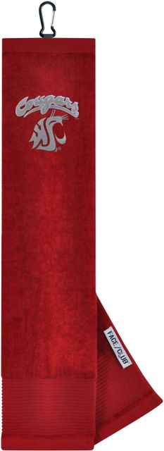 Washington State University Tri-Fold Embroidered Golf Towel - ONLINE ONLY