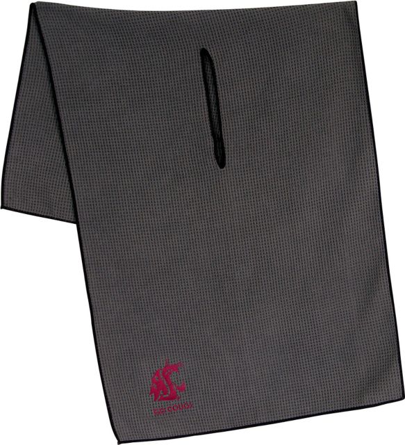 Washington State University 19''X41'' Grey Microfiber Towel - ONLINE ONLY
